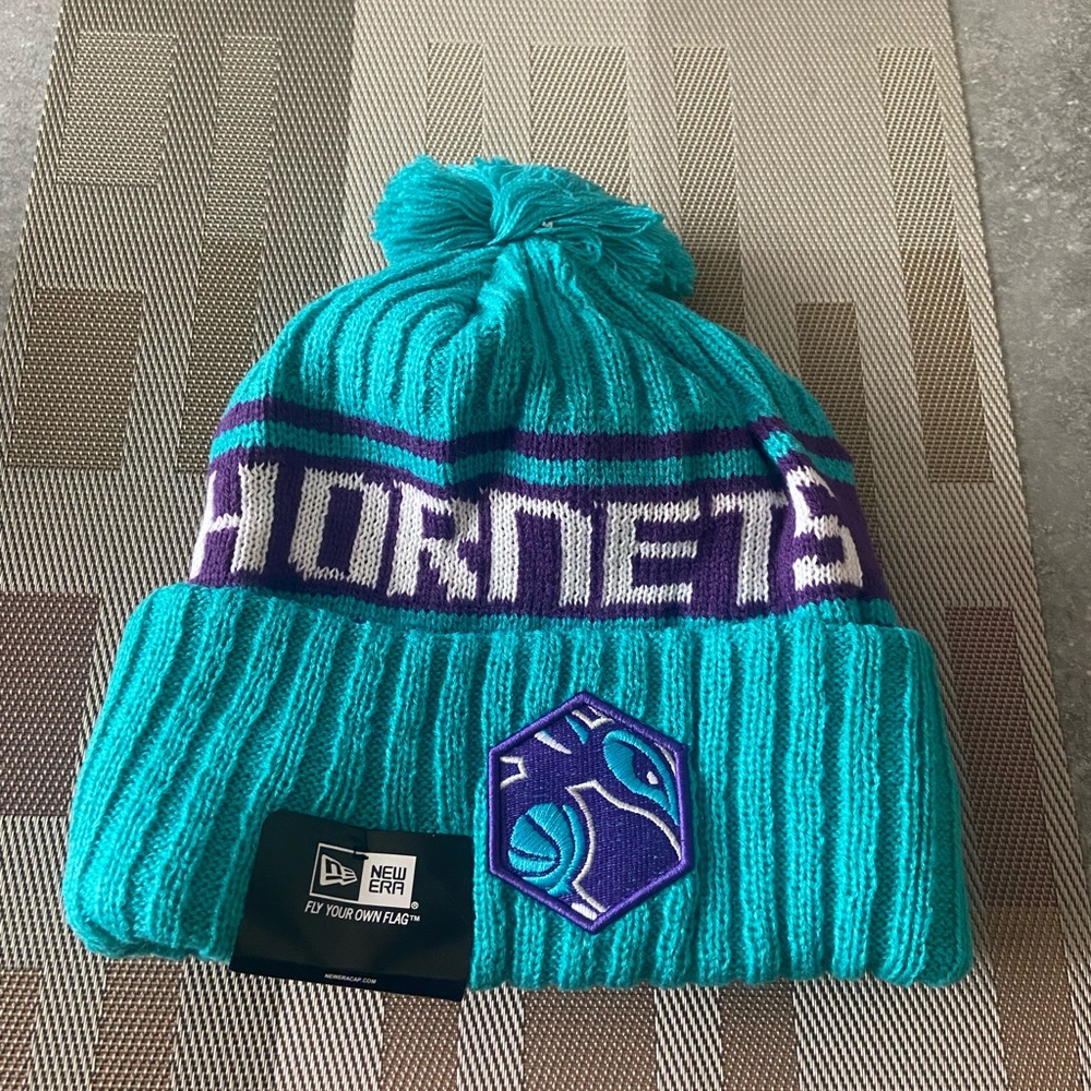 PRICE IS FIRM Brand new Charlotte Hornets beanie 75th Anniversary